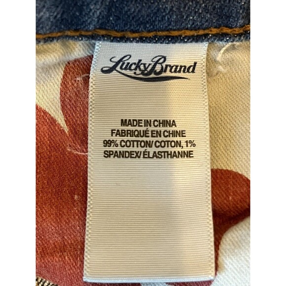 Lucky Brand Jeans Women's Sz 8/29 Mid Rise Sweet Crop Blue Light Wash Denim - Picture 9 of 9
